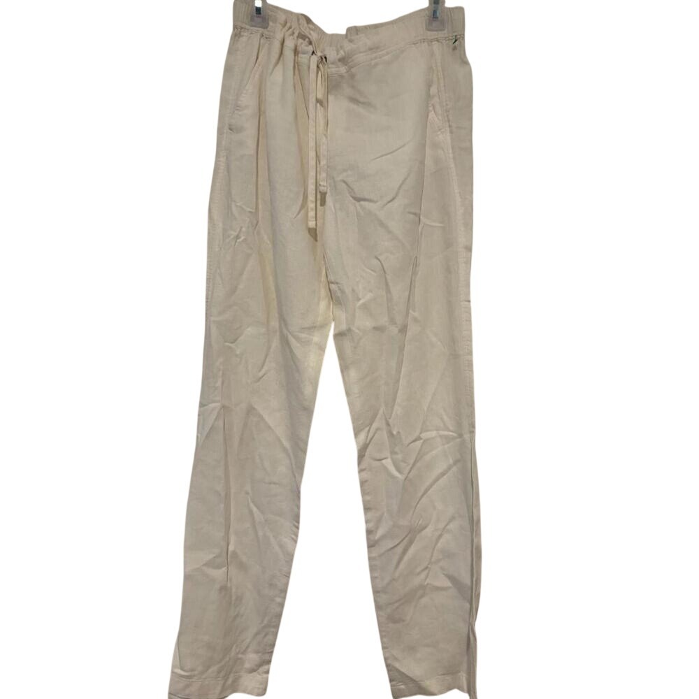 Womens‎ white cotton Vince Camuto beach pants preloved #130
